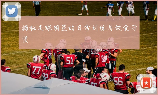 揭秘足球明星的日常训练与饮食习惯